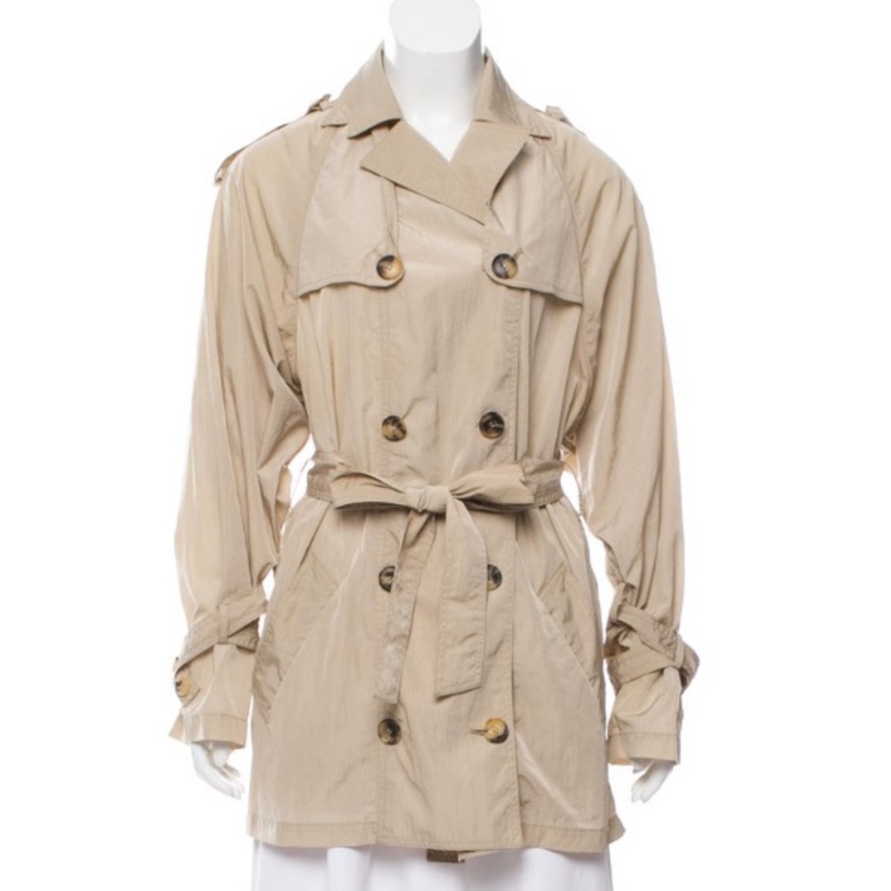 ALLSAINTS Khaki Light Belted Trench Jacket M/8